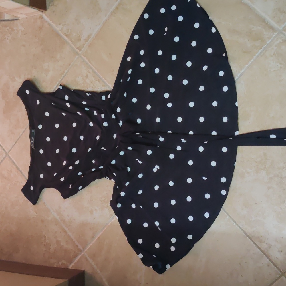 Ralph Lauren polka dot knit dress